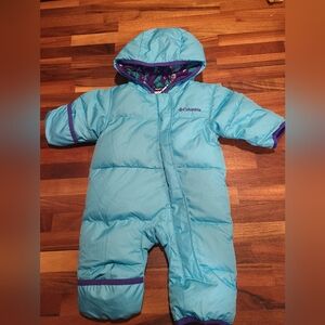 Columbia Blue Baby Snowsuit